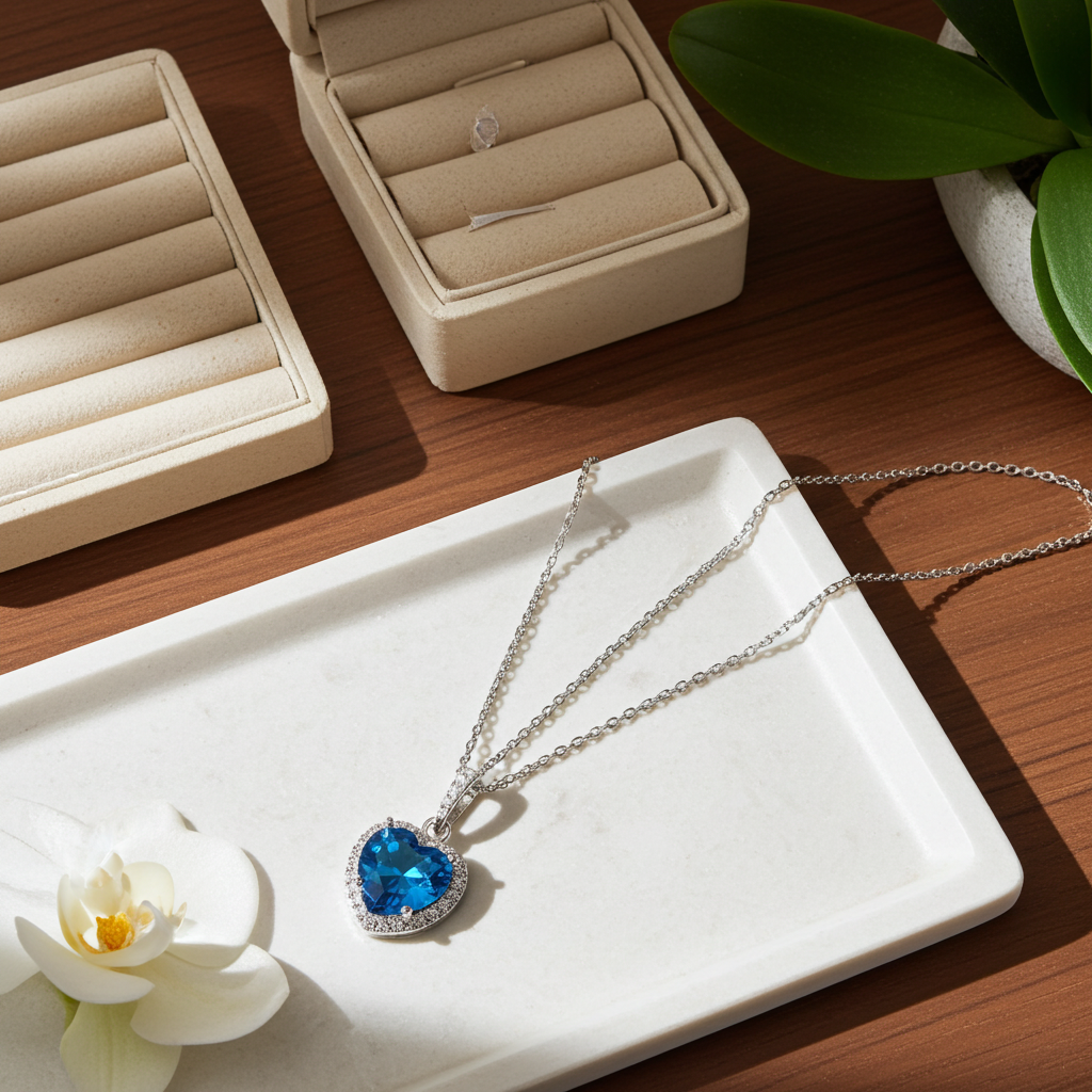 Sterling Silver Turquoise Necklace