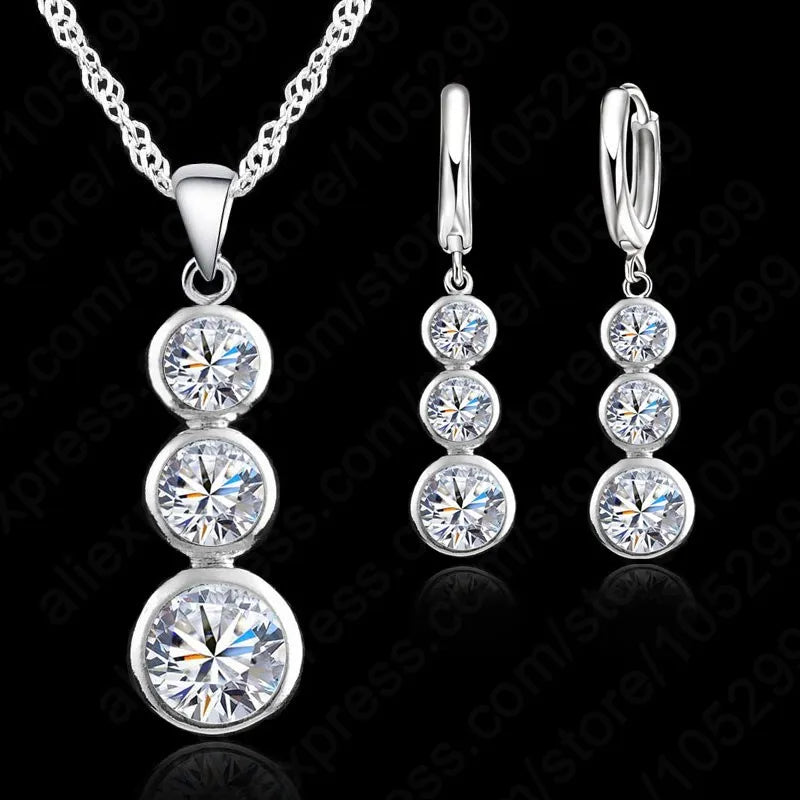 Classic Silver Bridal Jewelry