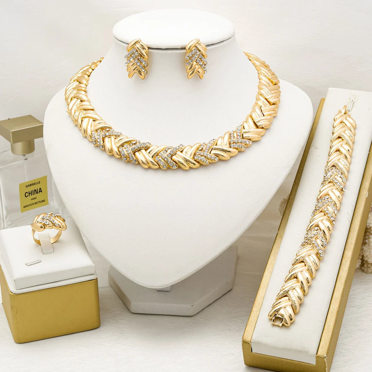 Dubai Luxury Bridal Jewelry Set