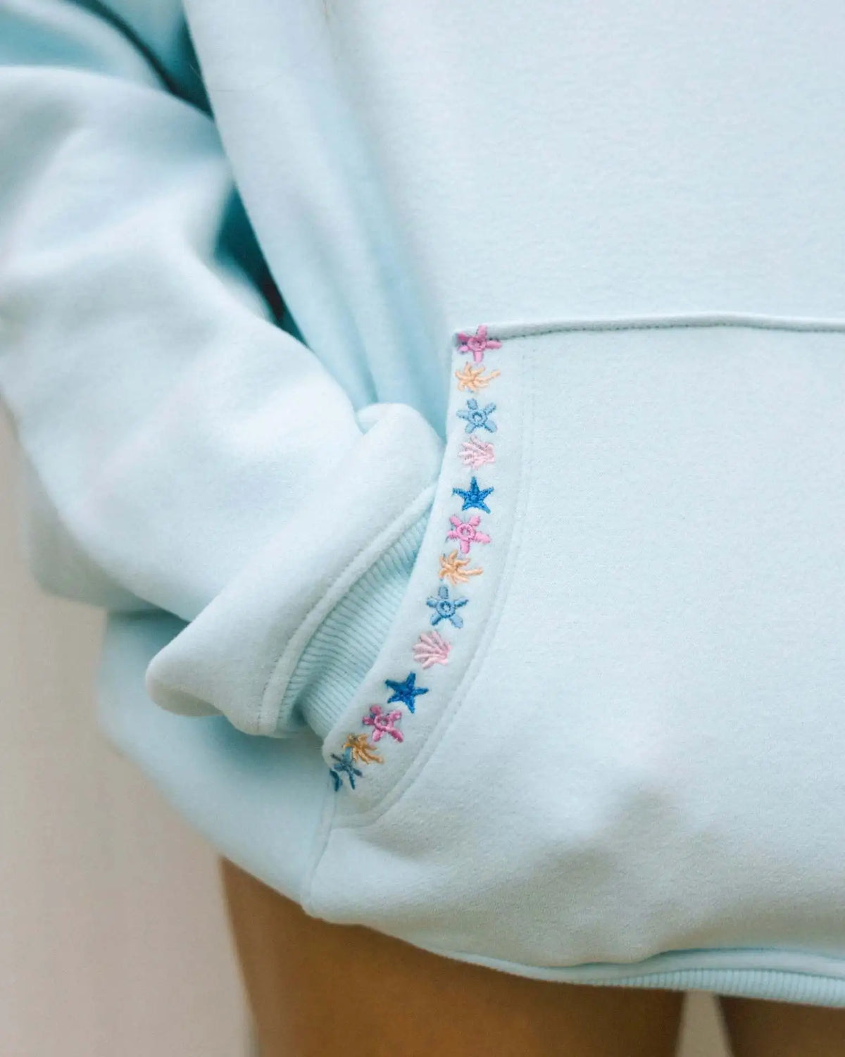 Women’s Embroidered Velvet Hoodie