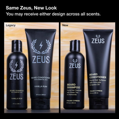 Beard Wash Set for Men, Beard Shampoo &amp; Conditioner (Sandalwood)