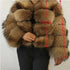 Punk Fake Raccoon Fur Jacket Women Autumn Winter Faux Fur Fox Coats Short Coat Jackets Furry Outerwear Work Thick Warm Coats