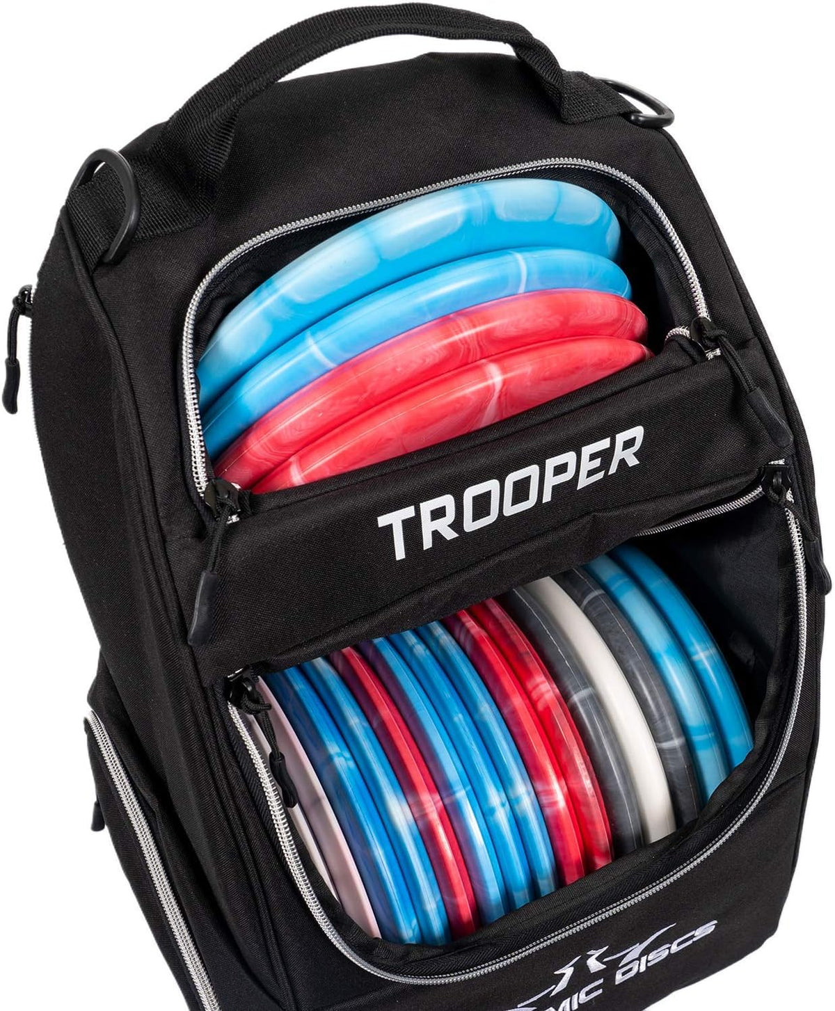 Dynamic Discs Trooper Disc Golf Bag | Large Frisbee Bags with 18+ Discs Capacity | Lightweight &amp; Durable Backpack | Great Gifts or Disc Golf Accessories for Men | Ideal for Beginners &amp; Pro Players