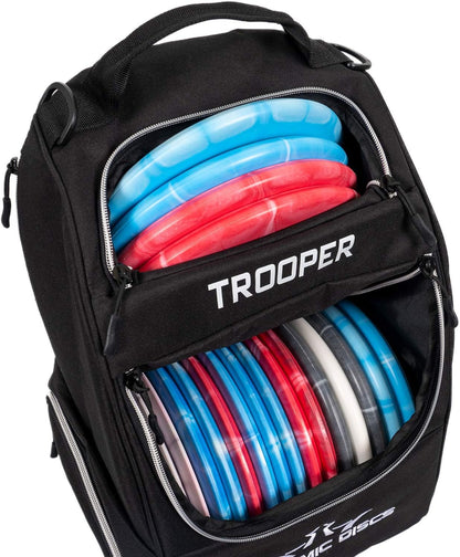 Dynamic Discs Trooper Disc Golf Bag | Large Frisbee Bags with 18+ Discs Capacity | Lightweight &amp; Durable Backpack | Great Gifts or Disc Golf Accessories for Men | Ideal for Beginners &amp; Pro Players