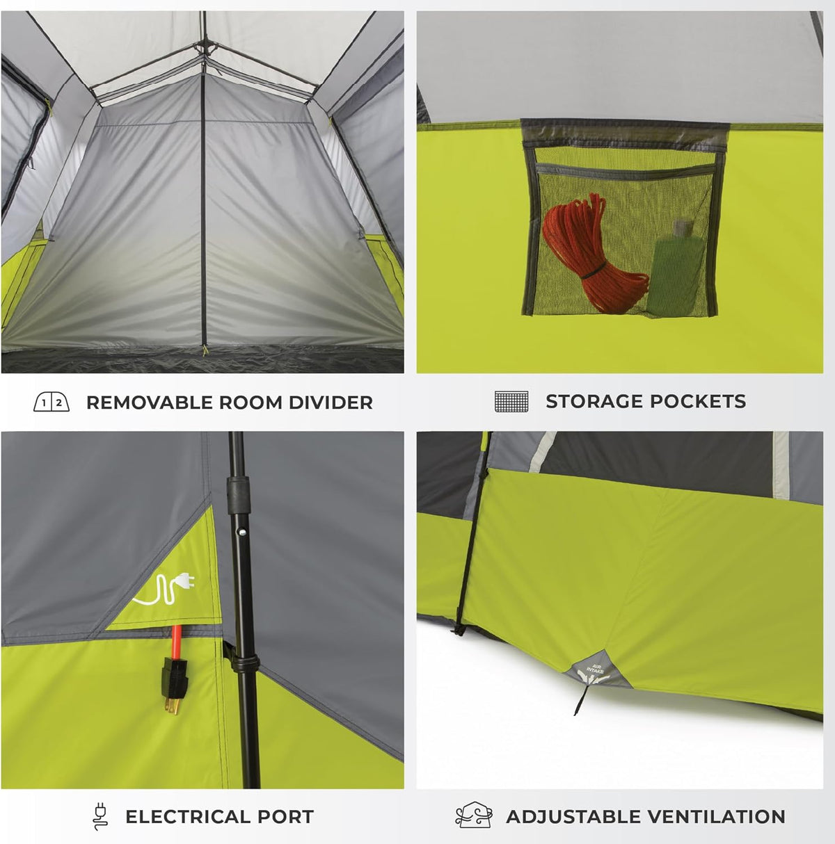 Core 9 Person Instant Cabin Tent - 14&