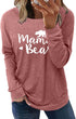 Womens Crewneck Sweatshirt Casual Loose Fit Tops Long Sleeve Shirts