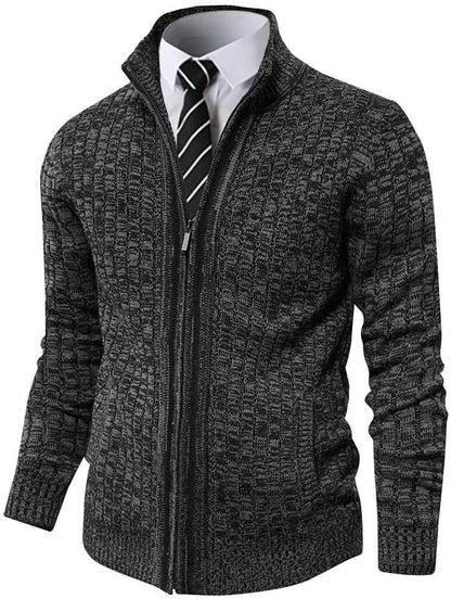 Elevate Your Style with Our Slim Fit Full Zip Men&