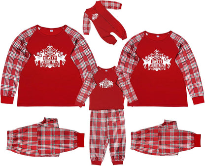 Christmas Pajamas for Family, Family Christmas Pajamas Pjs Matching Sets Top Sleepwear Jammies