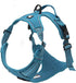 Adjustable No-Pull Dog Harness Reflective Vest, Blue, XS