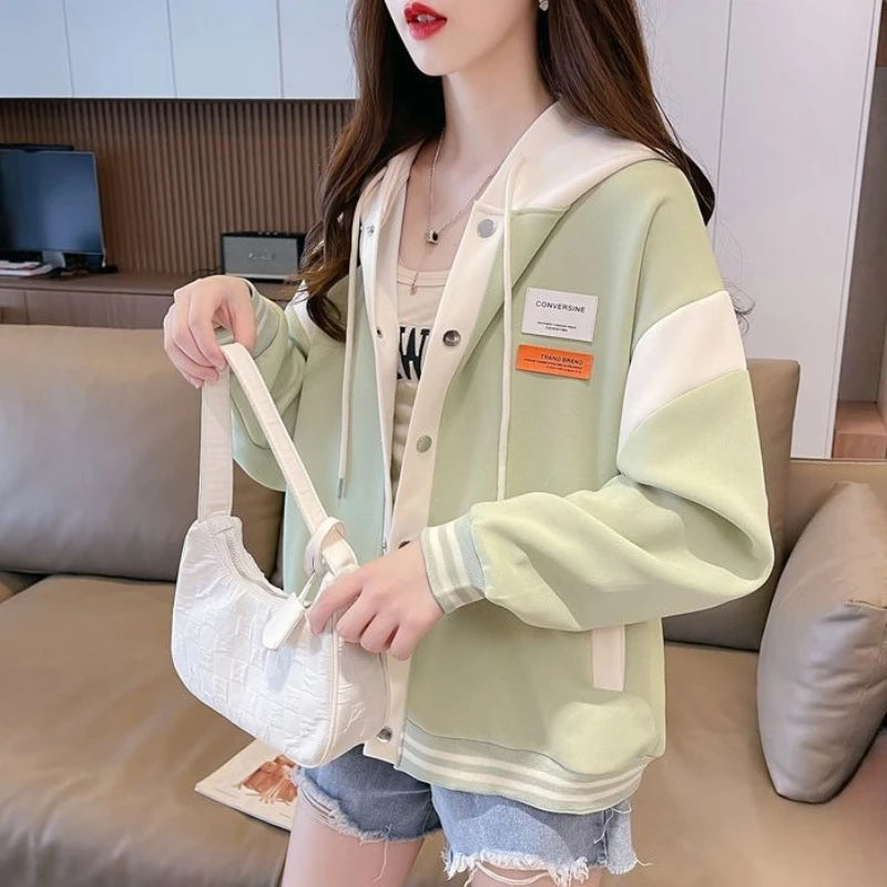 Women’s Y2K Button Hoodie