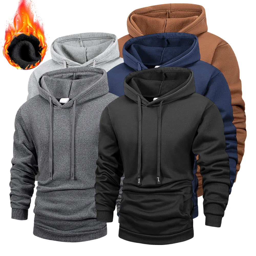 Men’s Casual Fleece Hoodie