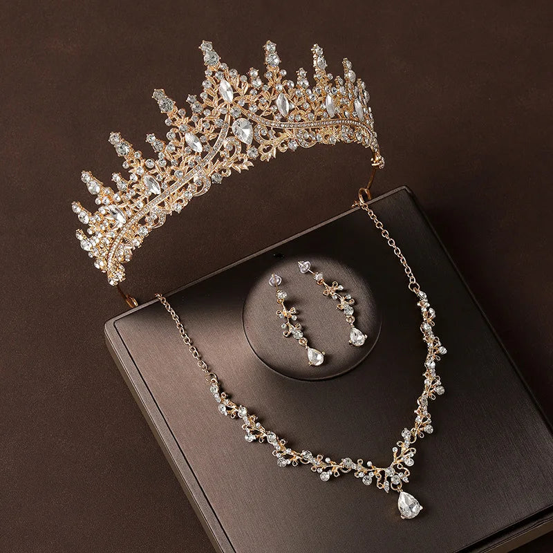 Bridal Crown &amp; Jewelry Set