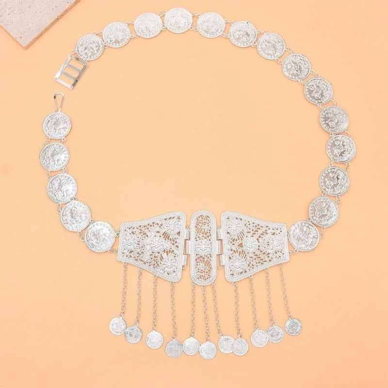 Coin Tassel Waist Jewelry