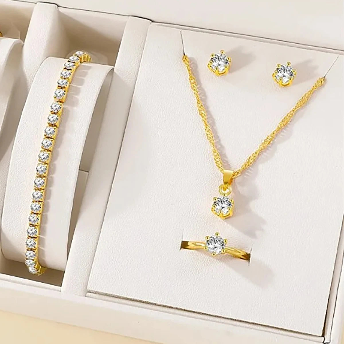 5-Piece Zircon Jewelry Set
