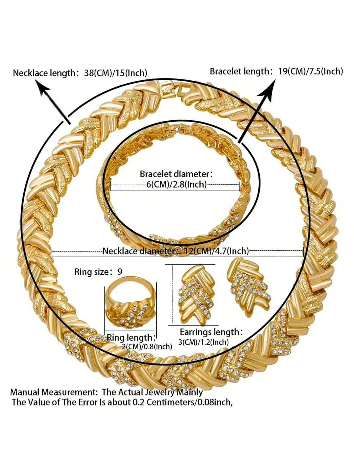 Dubai Luxury Bridal Jewelry Set