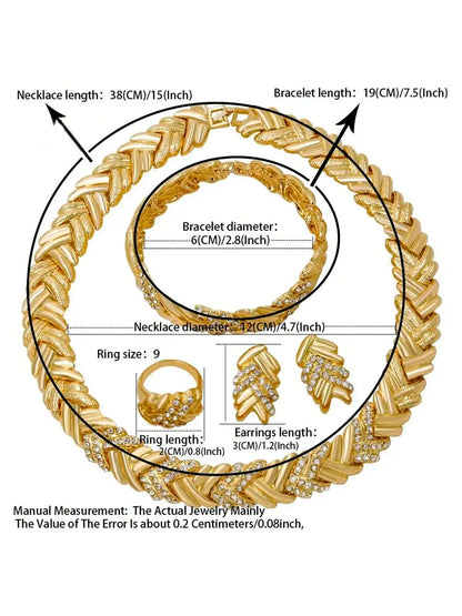 Dubai Luxury Bridal Jewelry Set