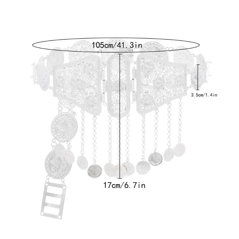 Coin Tassel Waist Jewelry