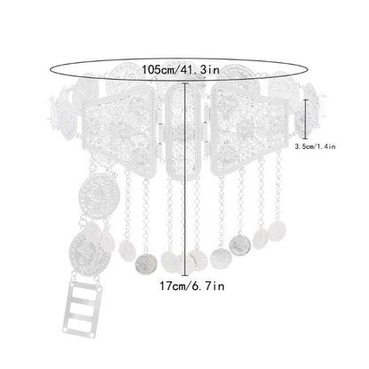 Coin Tassel Waist Jewelry
