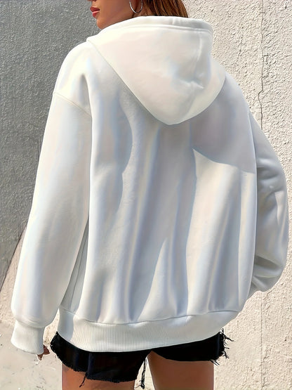 Women’s Brown Zip-Up Hoodie