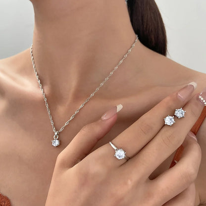 5-Piece Zircon Jewelry Set