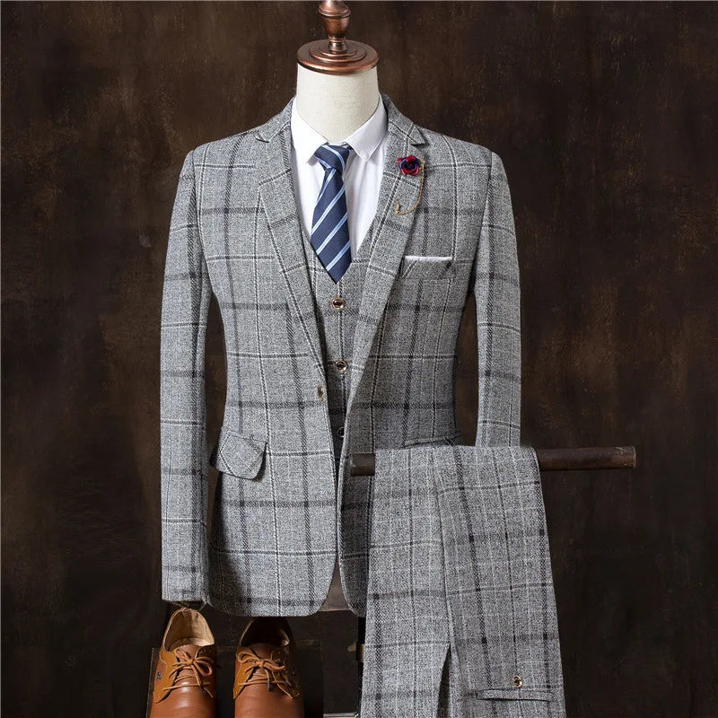 Men’s Business 3-Piece Suit
