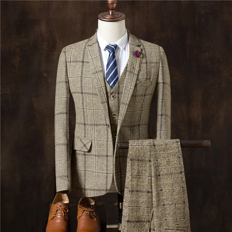Men’s Business 3-Piece Suit