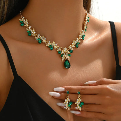 Women’s Crystal Wedding Set