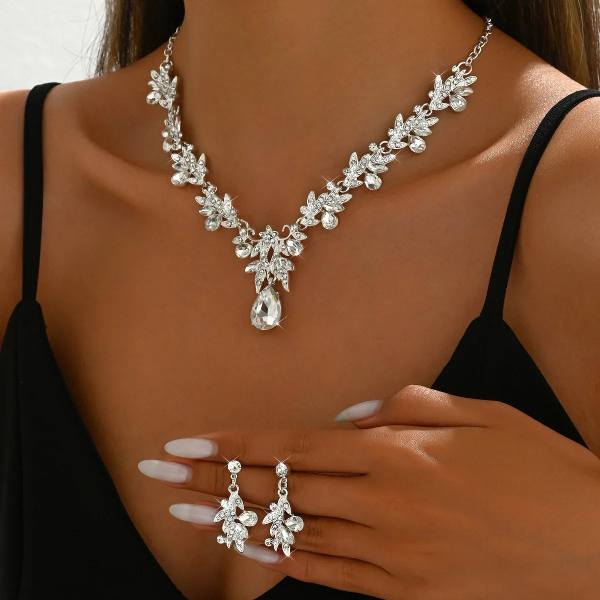 Women’s Crystal Wedding Set