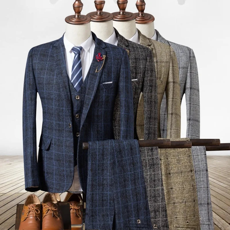 Men’s Business 3-Piece Suit