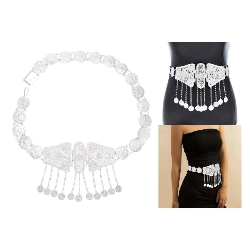 Coin Tassel Waist Jewelry