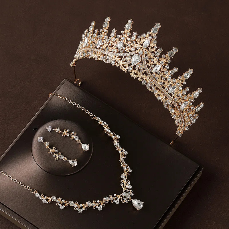 Bridal Crown &amp; Jewelry Set
