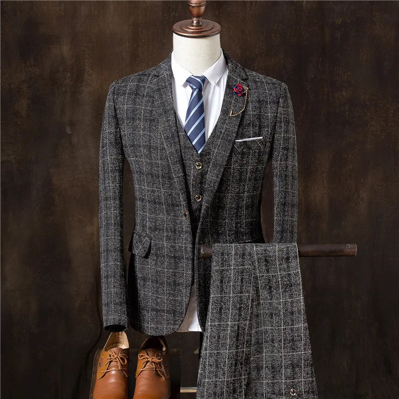 Men’s Business 3-Piece Suit