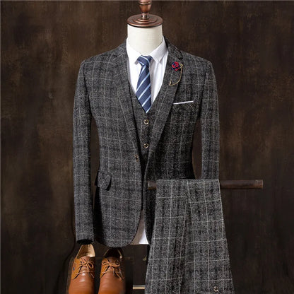 Men’s Business 3-Piece Suit