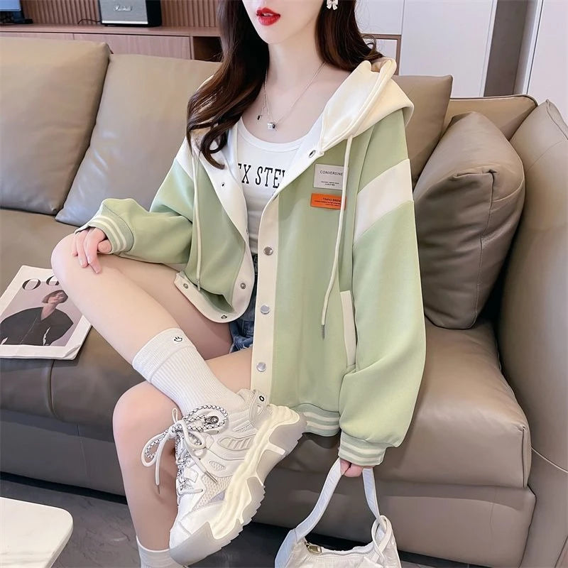 Women’s Y2K Button Hoodie