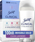 Clinical Strength 100HR Sweat & Odor, Invisible Solid Antiperspirant Deodorant for Women, 3X Stress Protection with Hyaluronic Acid, PH Balanced, Clean Lavender Scent, 2.6 Oz